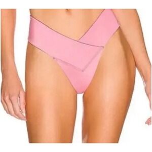 Hot As Hell HAH U Cheeky Thing Reversible Bikini Bottom Shroom Pink XL NEW